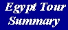 Egypt Tour Summary